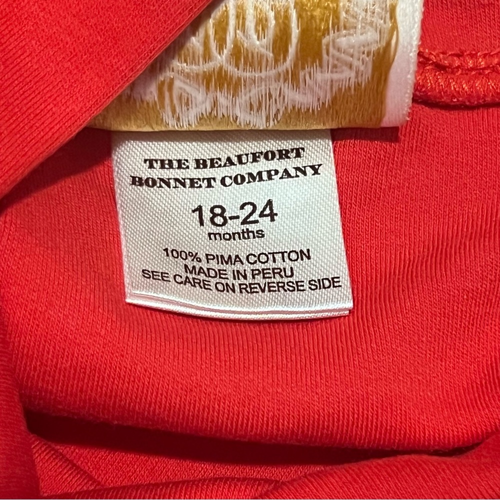 T.B.B.C. Tatum's Turtleneck (Unisex) in Richmond Red, Size 18-24M - Picture 7 of 11
